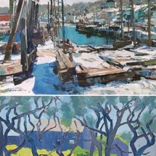 Cape Ann & Monhegan Island Vistas: Contrasted New England Art Colonies