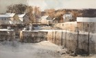 Tom Nicholas White Wharf, Rockport, c. 1970s Watercolor 12 x 19 inches Collection of Anne and William Newcomb