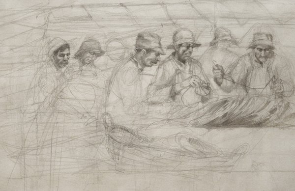 Untitled [Study of Fishermen]