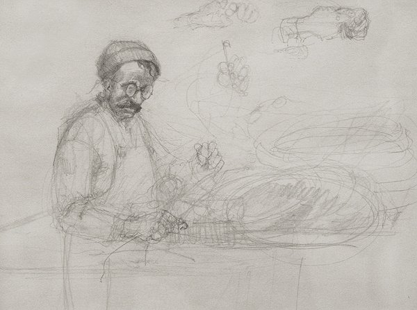 Untitled [Study of Fishermen]