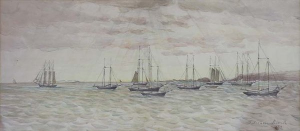 Mackerel Fleet in Gloucester Harbor