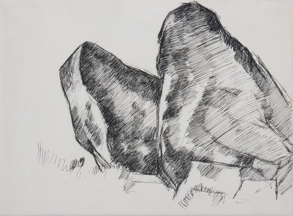 Study for Whale's Jaw, Dogtown