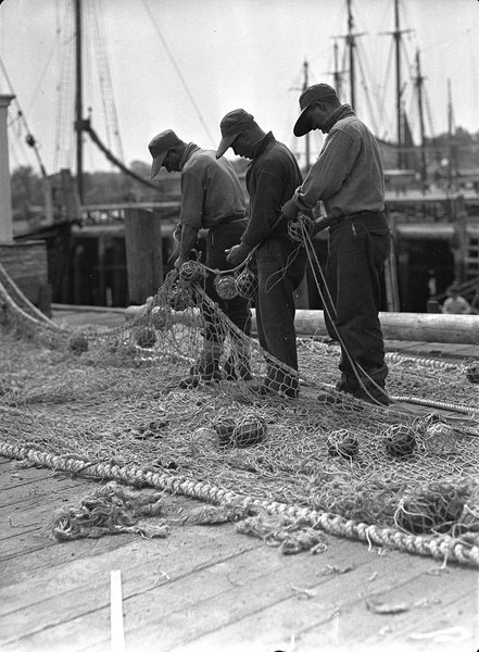 Mending the Nets, The Fort, Gloucester, MA