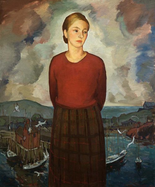 Ellie [Portrait of Eleanor Weber Hershey, the artist’s wife]