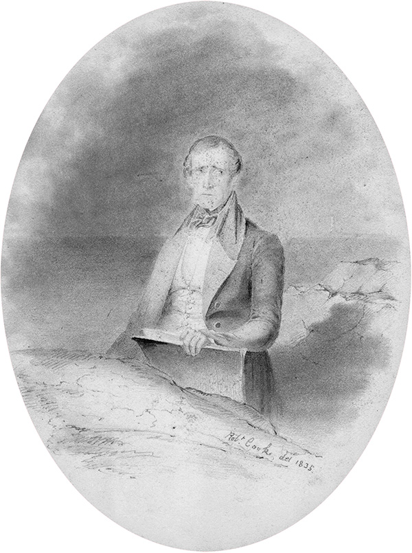(above) Fitz Henry Lane at age 31 by Robert Cooke, 1835. American Antiquarian Society.