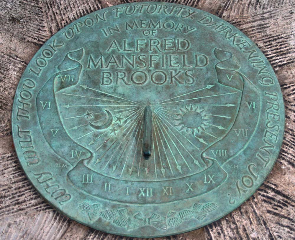 Walker Hancock (1901-1998). Alfred Brooks Memorial Sundial, 1967. Bronze. Gift of the artist, 1967. [Acc. #2012.67]